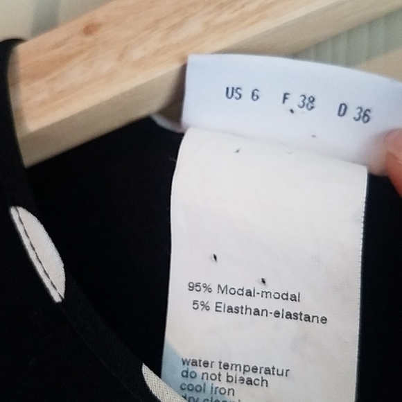 Akris Punto 6 Black Long Sleeve Polka Dot Top - Picture 5 of 7